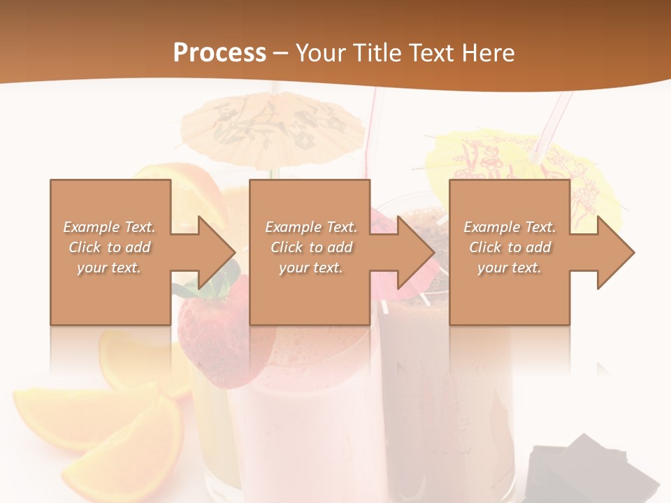Smoothie Cocktail Yogurt PowerPoint Template