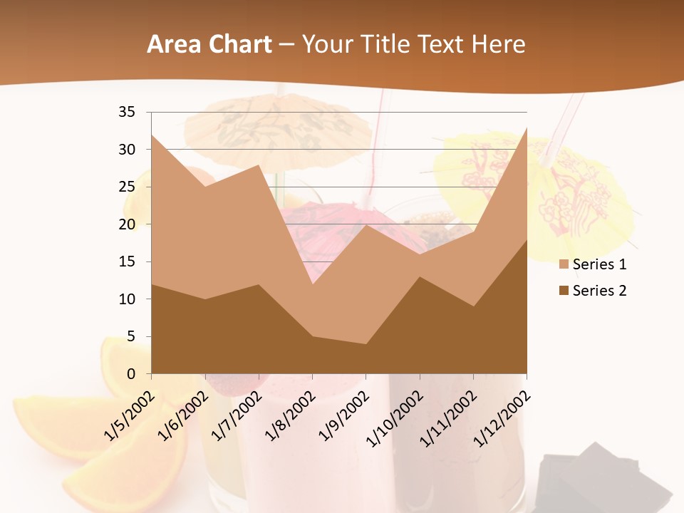 Smoothie Cocktail Yogurt PowerPoint Template