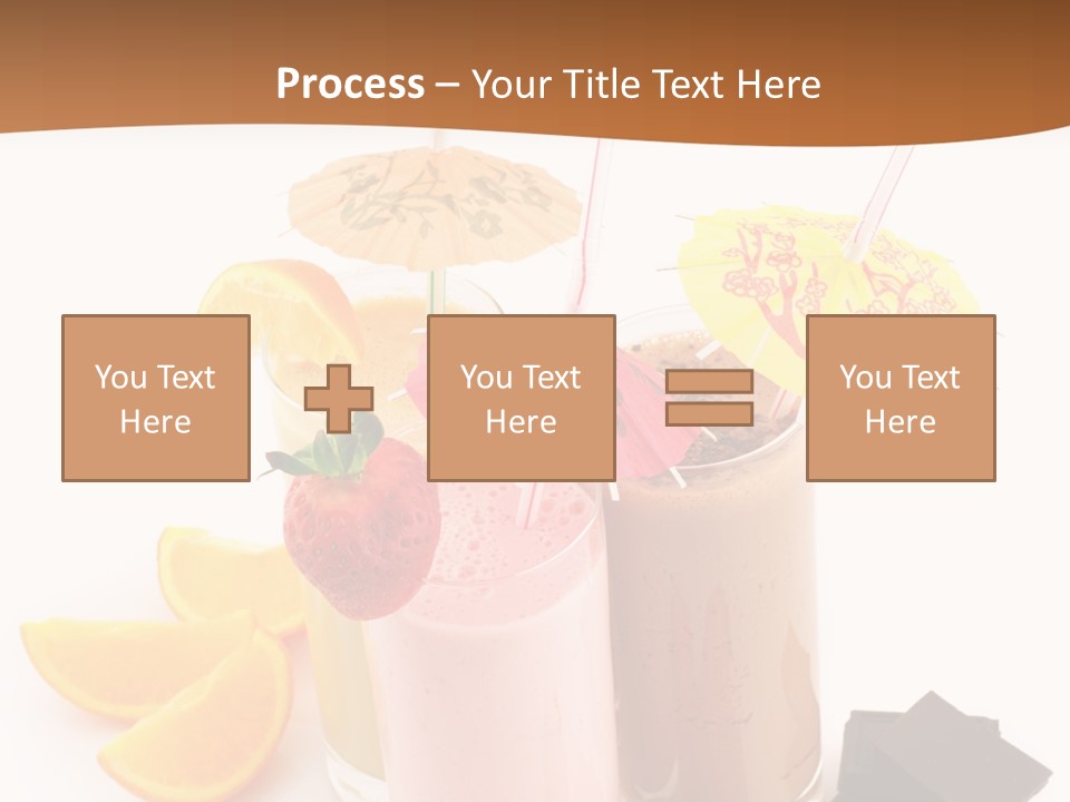 Smoothie Cocktail Yogurt PowerPoint Template