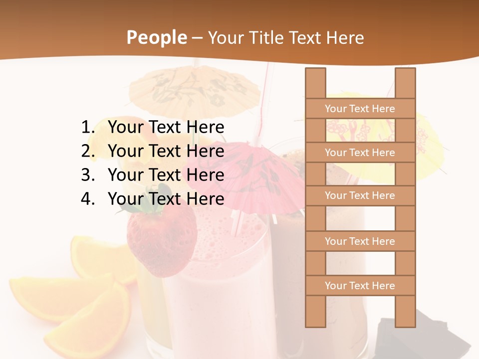 Smoothie Cocktail Yogurt PowerPoint Template