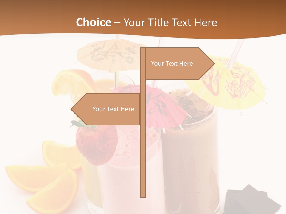 Smoothie Cocktail Yogurt PowerPoint Template
