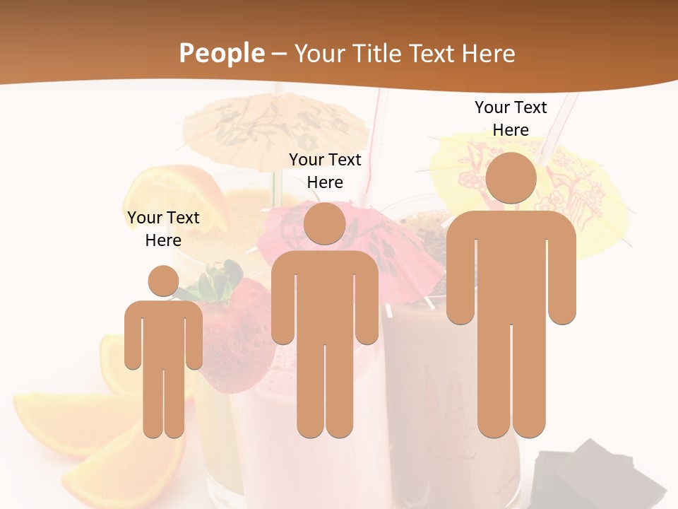 Smoothie Cocktail Yogurt PowerPoint Template