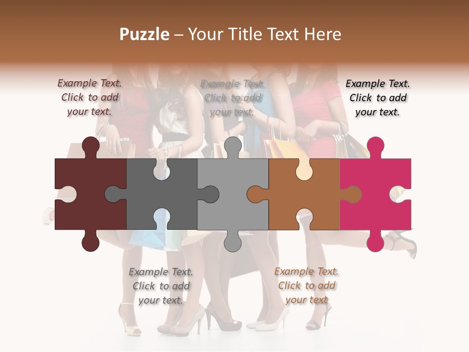 Cloth Female Woman PowerPoint Template