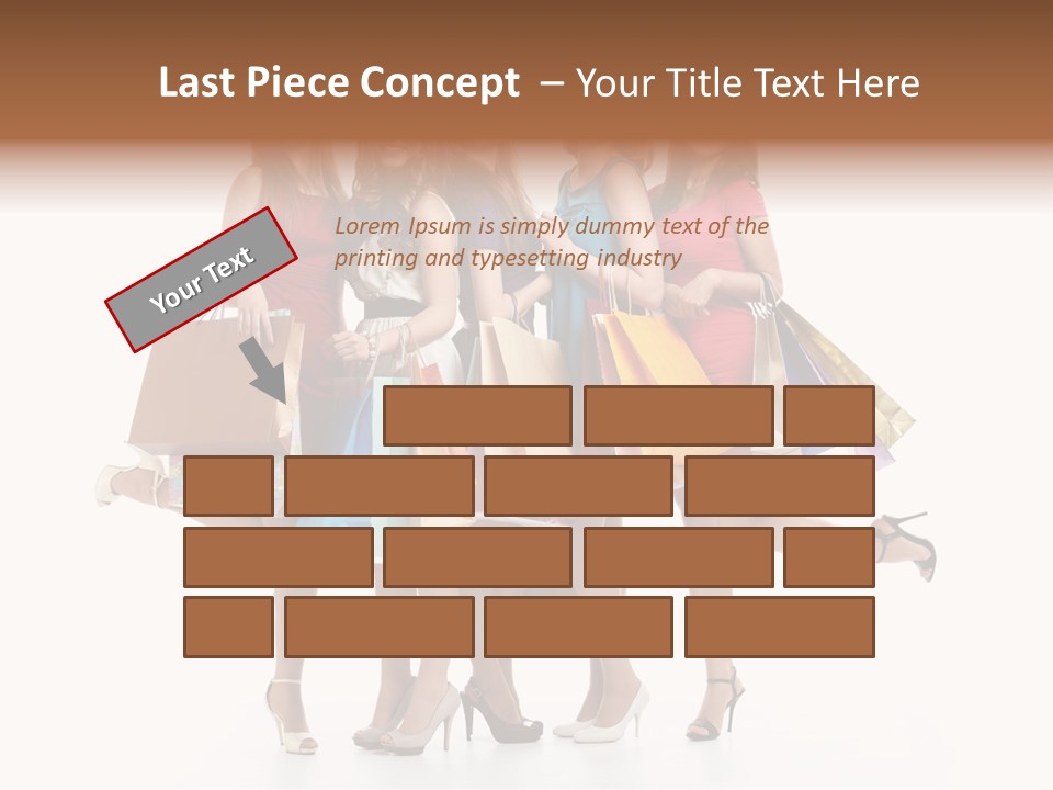 Cloth Female Woman PowerPoint Template