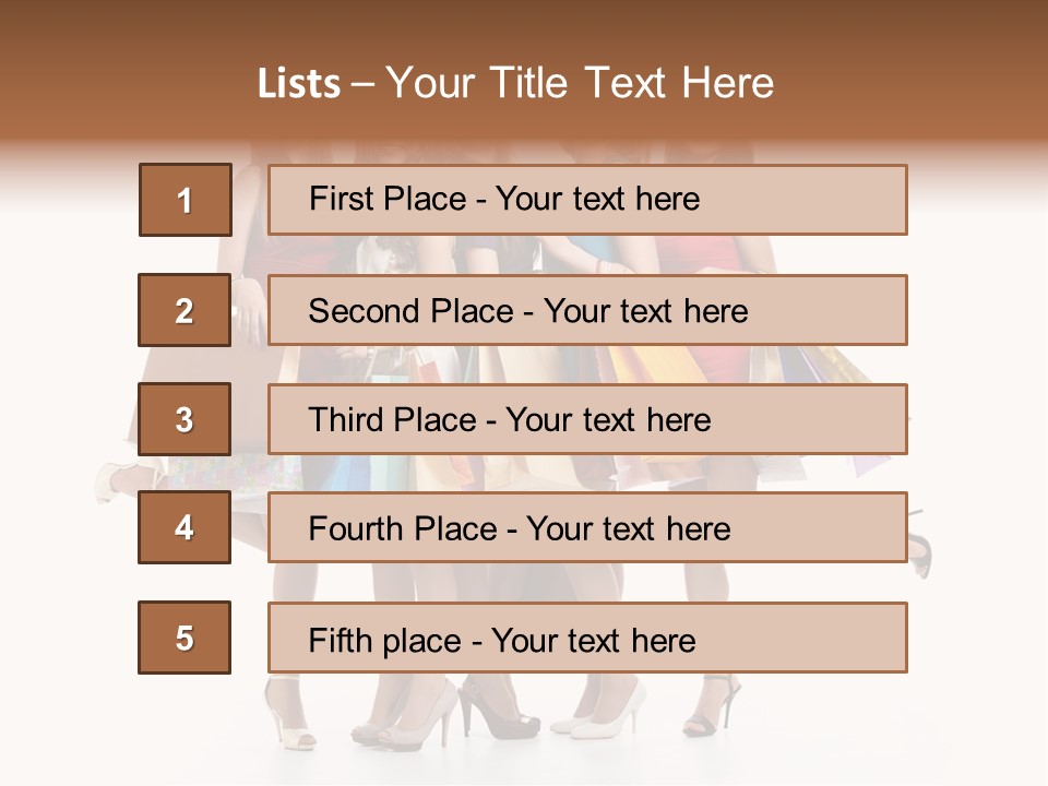 Cloth Female Woman PowerPoint Template