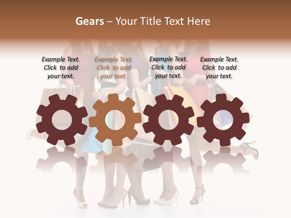 Cloth Female Woman PowerPoint Template