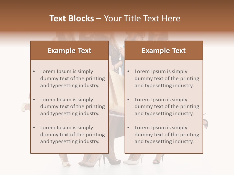 Cloth Female Woman PowerPoint Template