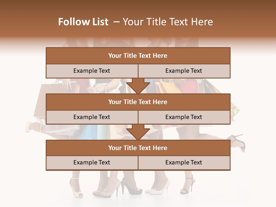 Cloth Female Woman PowerPoint Template