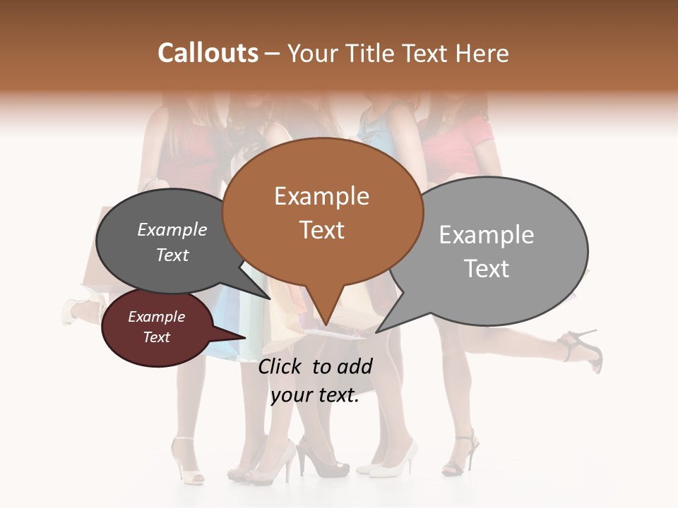 Cloth Female Woman PowerPoint Template