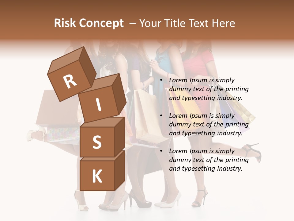 Cloth Female Woman PowerPoint Template