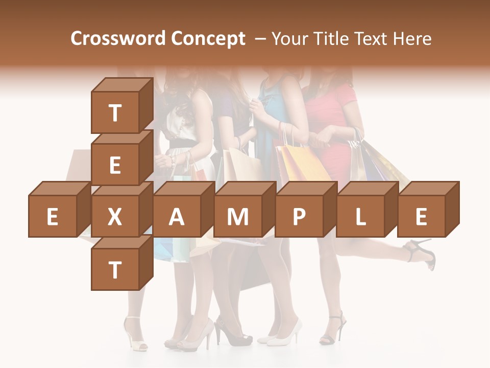 Cloth Female Woman PowerPoint Template