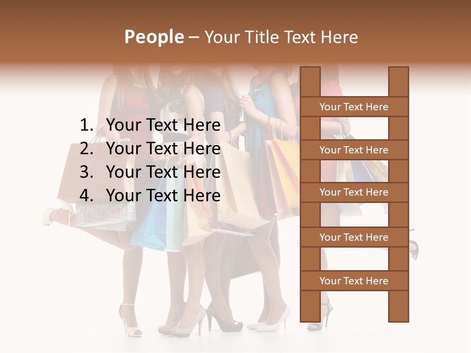 Cloth Female Woman PowerPoint Template