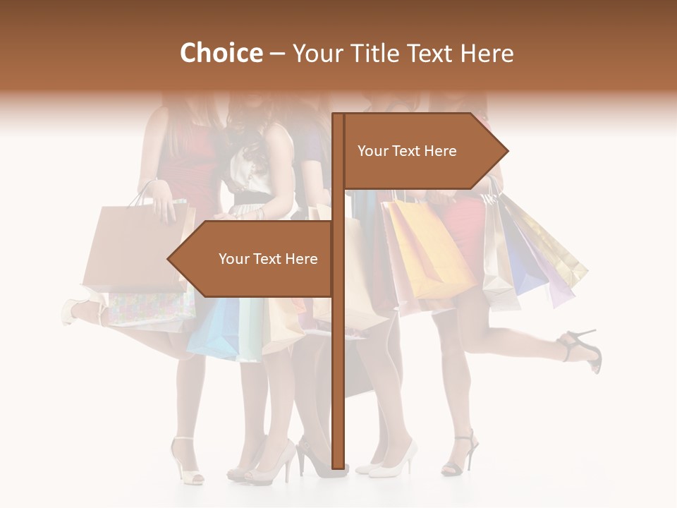 Cloth Female Woman PowerPoint Template