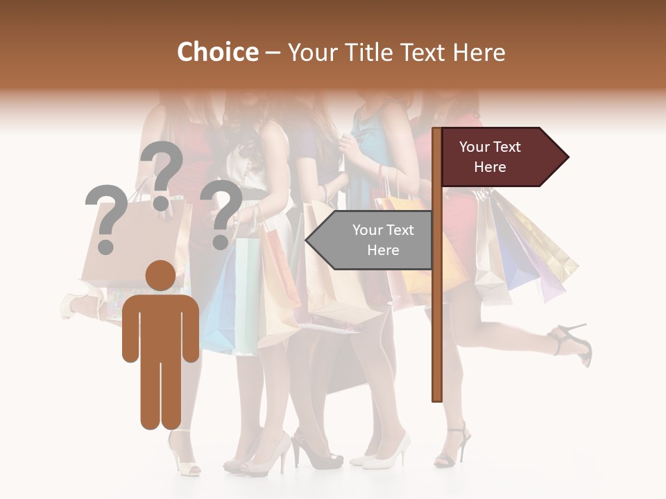 Cloth Female Woman PowerPoint Template