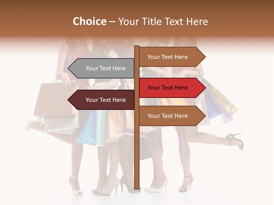 Cloth Female Woman PowerPoint Template