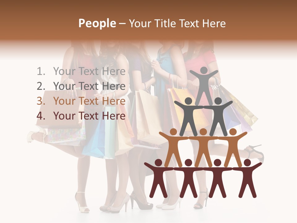 Cloth Female Woman PowerPoint Template