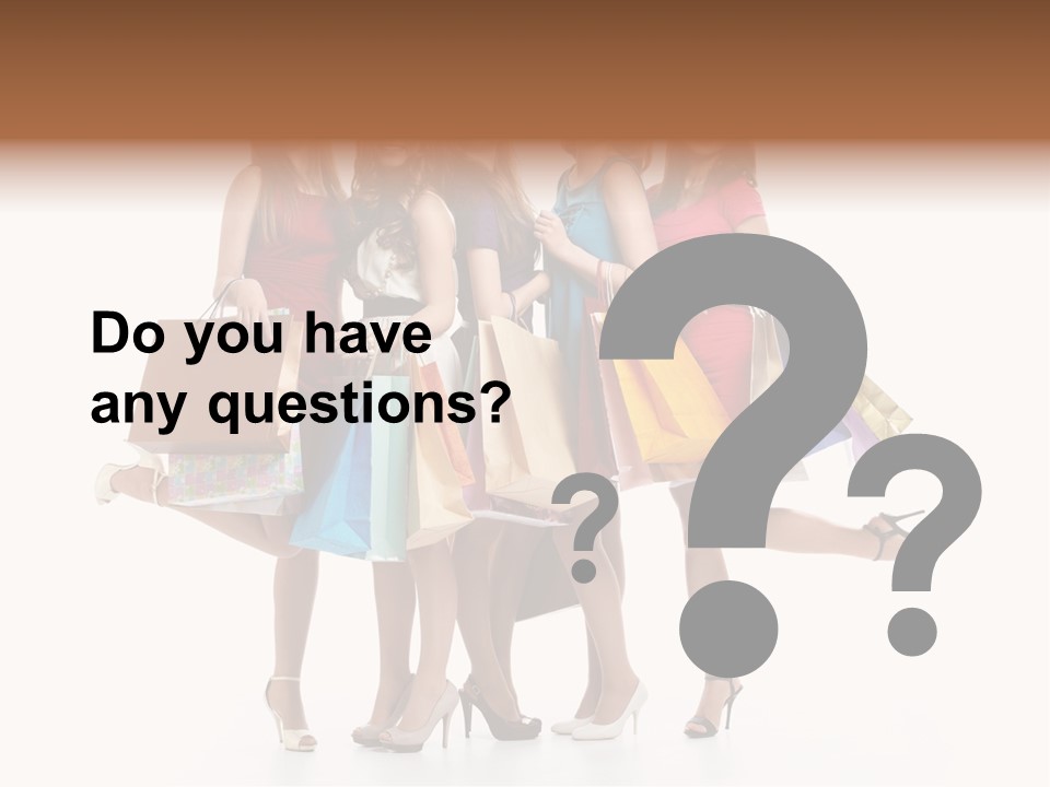 Cloth Female Woman PowerPoint Template