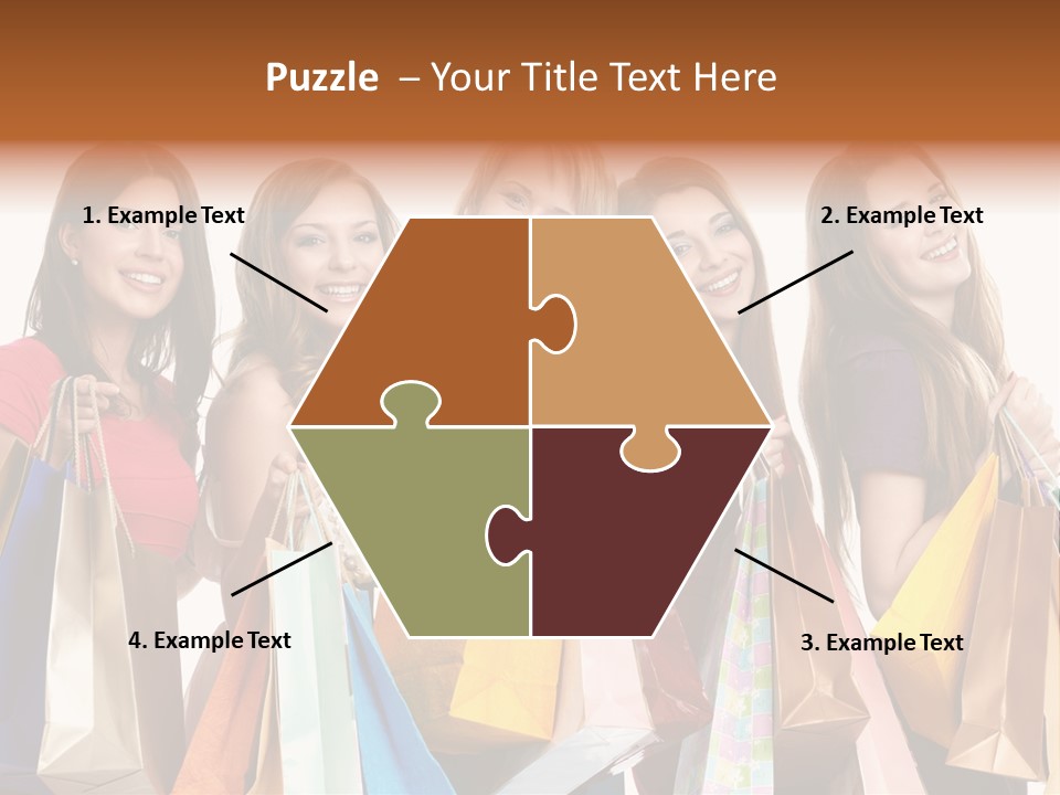 Ingredient Tea Gold PowerPoint Template