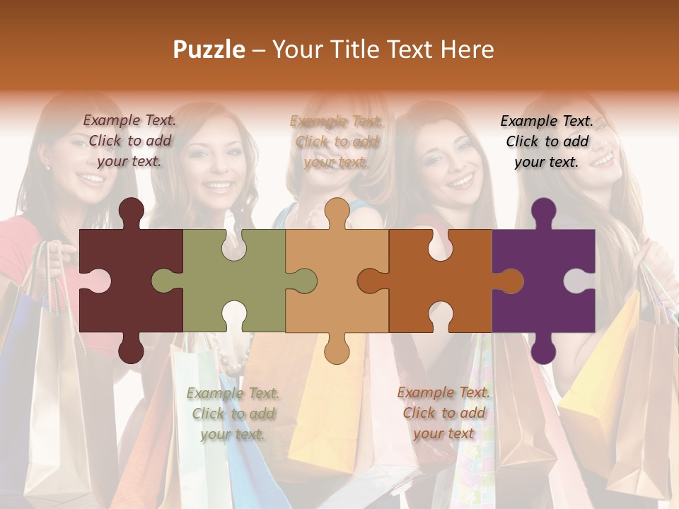 Ingredient Tea Gold PowerPoint Template