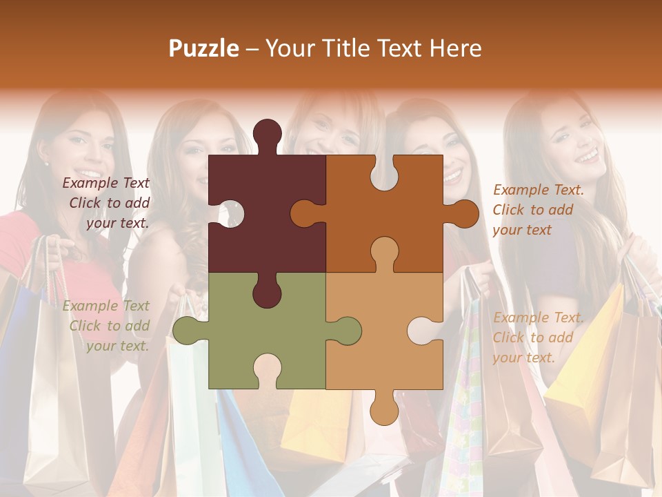 Ingredient Tea Gold PowerPoint Template