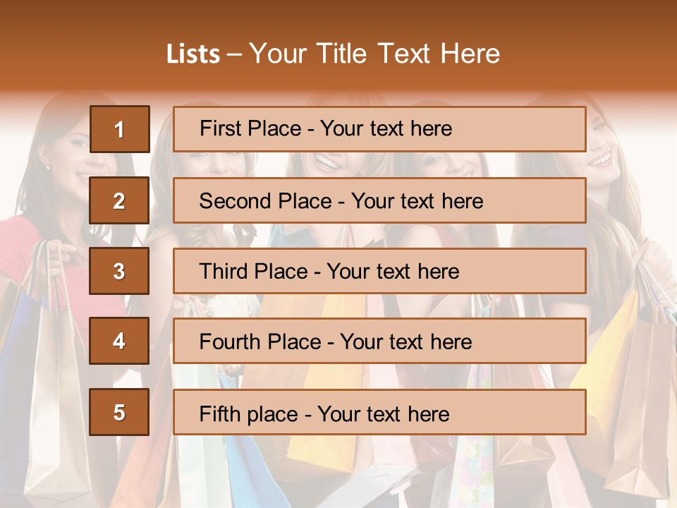 Ingredient Tea Gold PowerPoint Template