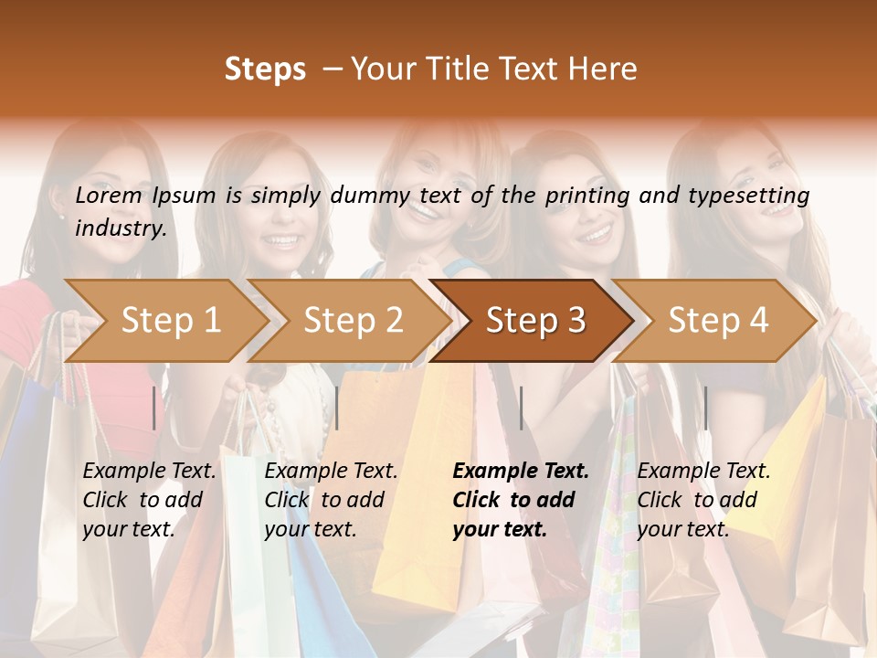 Ingredient Tea Gold PowerPoint Template