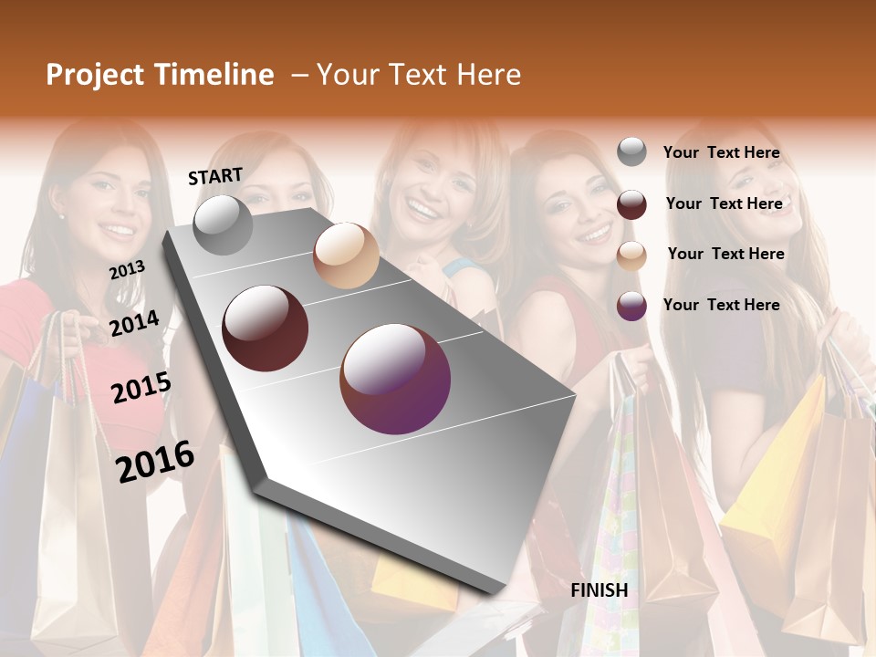 Ingredient Tea Gold PowerPoint Template