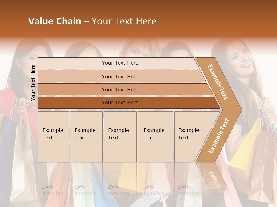 Ingredient Tea Gold PowerPoint Template
