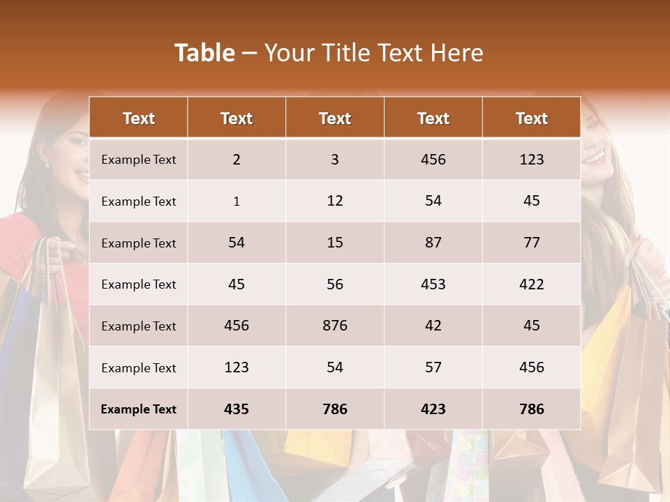 Ingredient Tea Gold PowerPoint Template