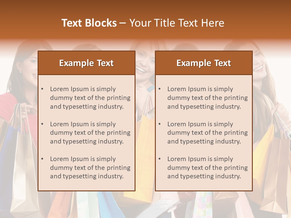 Ingredient Tea Gold PowerPoint Template