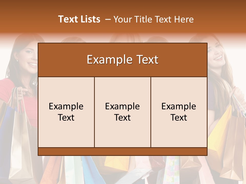Ingredient Tea Gold PowerPoint Template
