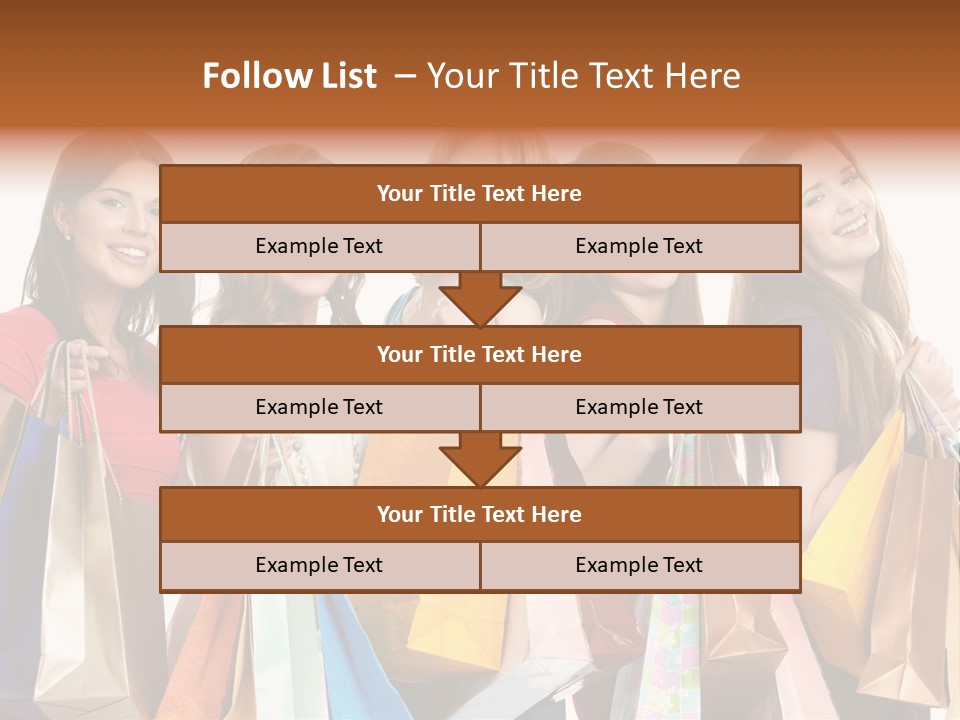 Ingredient Tea Gold PowerPoint Template