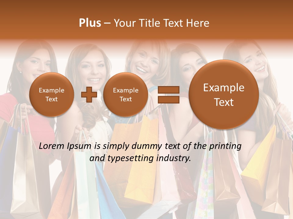 Ingredient Tea Gold PowerPoint Template