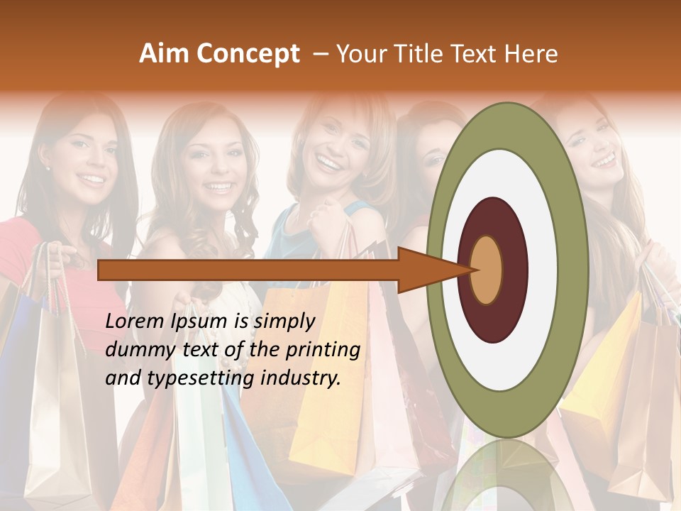 Ingredient Tea Gold PowerPoint Template