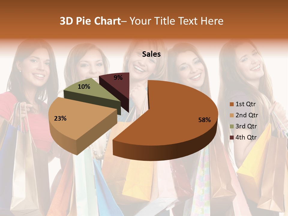Ingredient Tea Gold PowerPoint Template