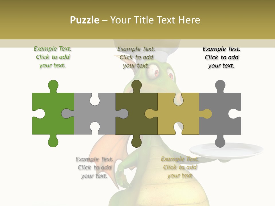 Cook Teeth Chinese PowerPoint Template