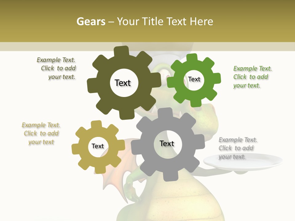 Cook Teeth Chinese PowerPoint Template