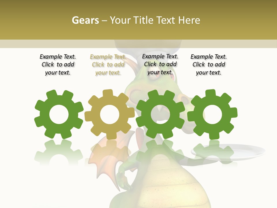 Cook Teeth Chinese PowerPoint Template