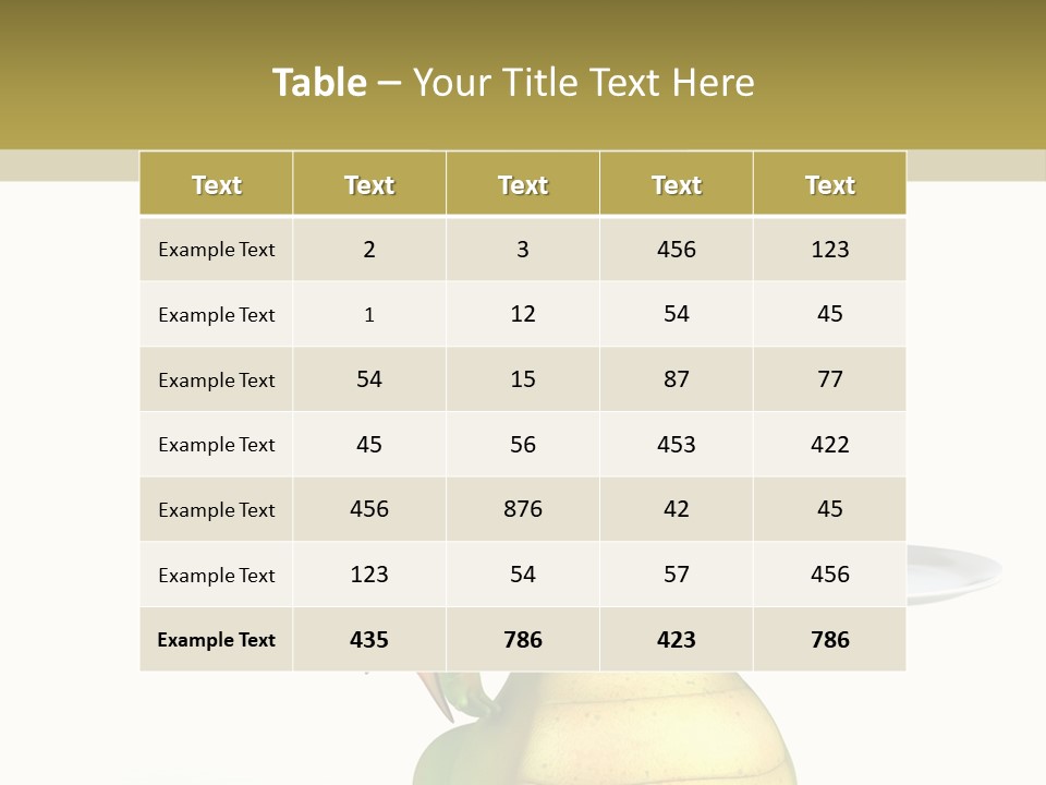 Cook Teeth Chinese PowerPoint Template