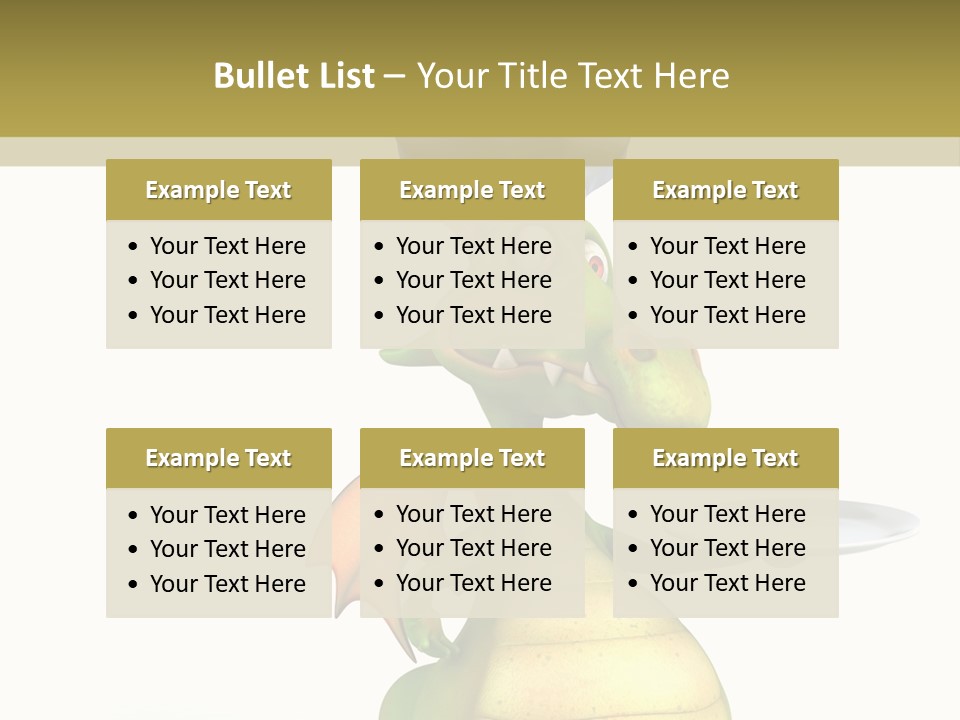 Cook Teeth Chinese PowerPoint Template