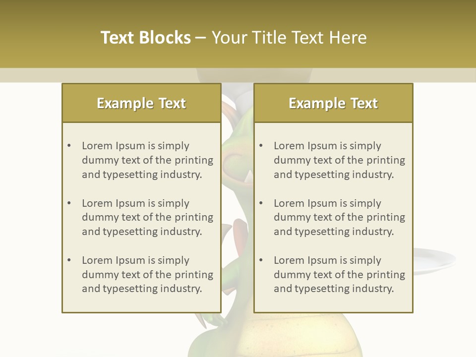 Cook Teeth Chinese PowerPoint Template