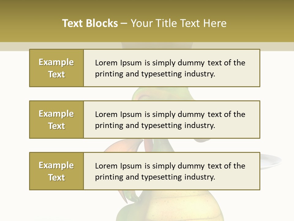 Cook Teeth Chinese PowerPoint Template