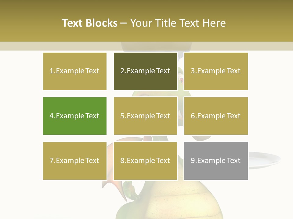 Cook Teeth Chinese PowerPoint Template