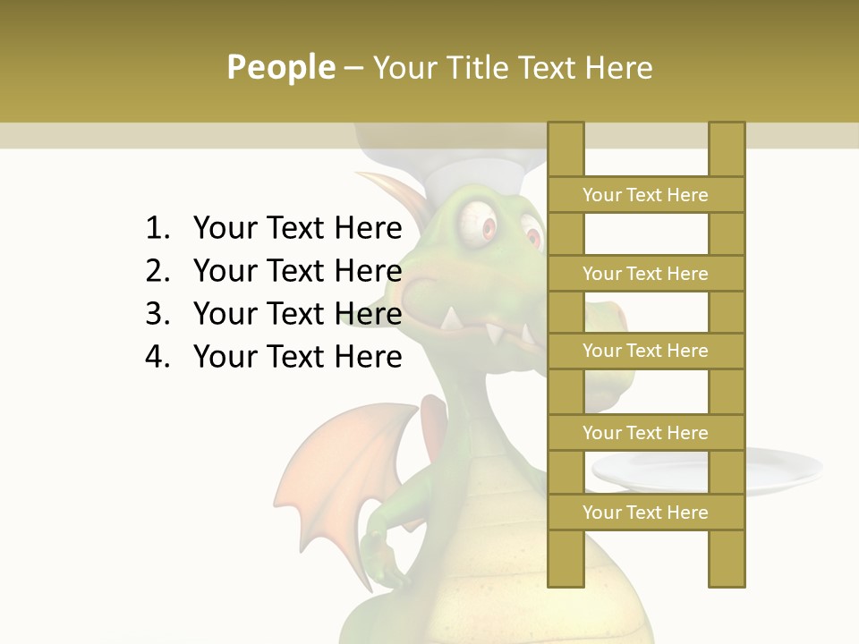 Cook Teeth Chinese PowerPoint Template