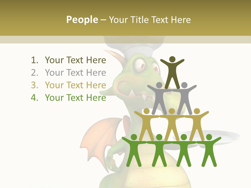 Cook Teeth Chinese PowerPoint Template