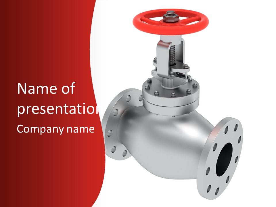 Control Valve Nobody PowerPoint Template