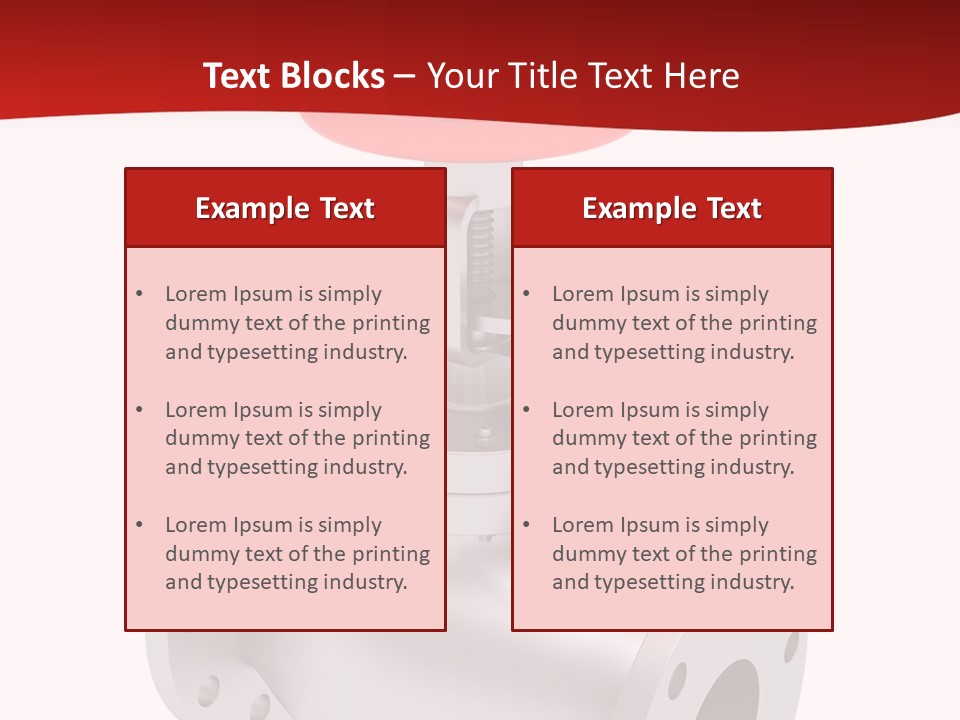 Control Valve Nobody PowerPoint Template