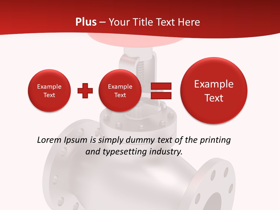 Control Valve Nobody PowerPoint Template