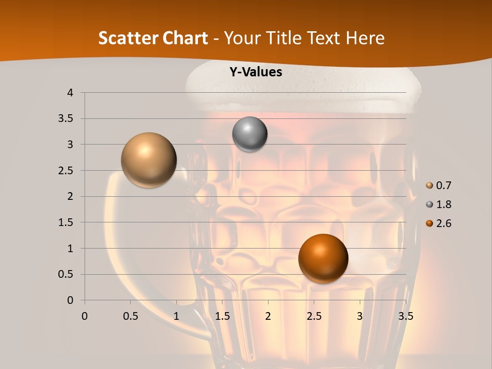 Alcohol Amber Background PowerPoint Template