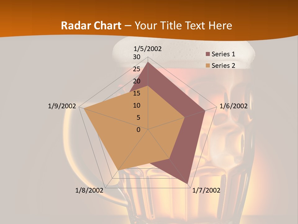 Alcohol Amber Background PowerPoint Template